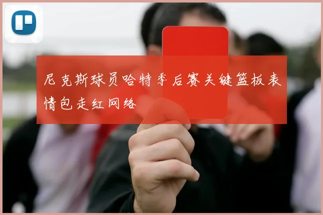 尼克斯球员哈特季后赛关键篮板表情包走红网络